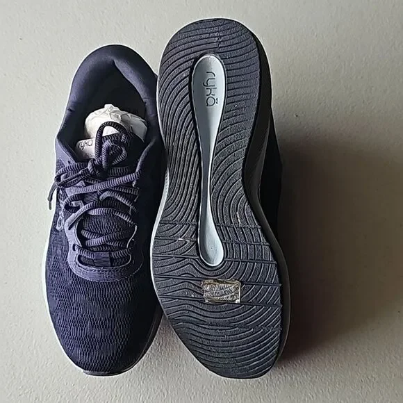 Nearly New Ryka Academy Blue Frenzy Lace Up Sneaker, Size 9 - Picture 4 of 5